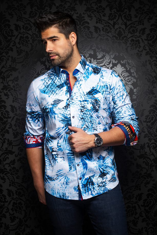 Au Noir Chemise Knit Homme