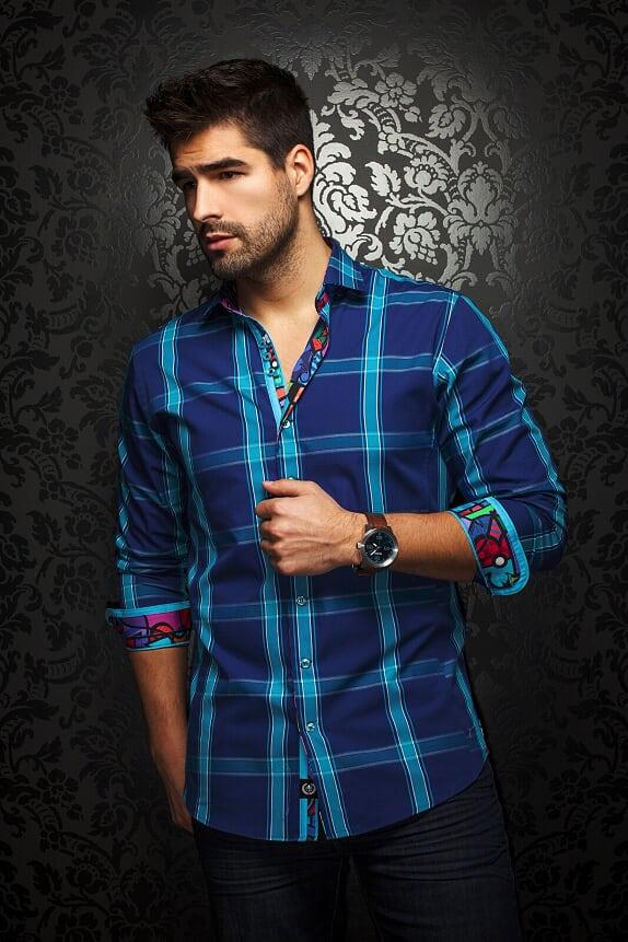 Au Noir Chemise Taille Plus Homme