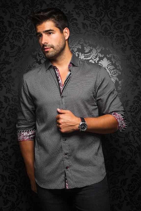 Au Noir Chemise Taille Plus Homme