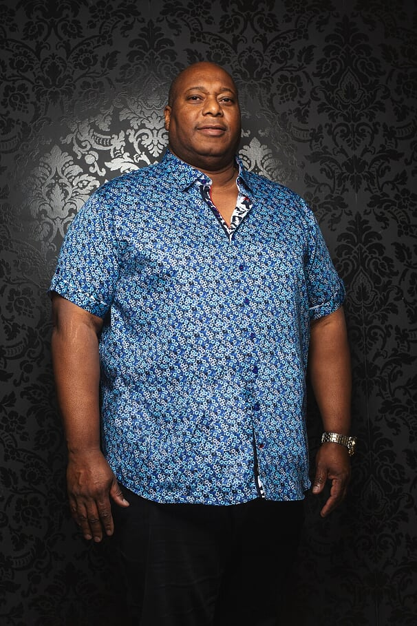 Au Noir Chemise Manche Courte Taille Plus Homme