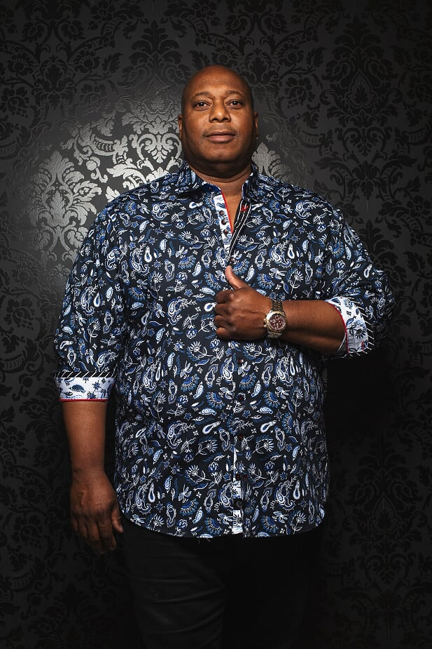 Au Noir Chemise Taille Plus Homme