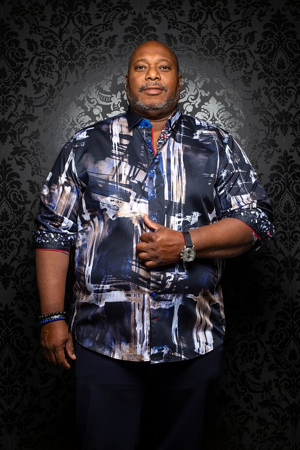 Au Noir Chemise Taille Plus Homme
