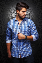 Au Noir Chemise Taille Plus Homme