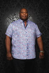 Au Noir Chemise Manche Courte Taille Plus