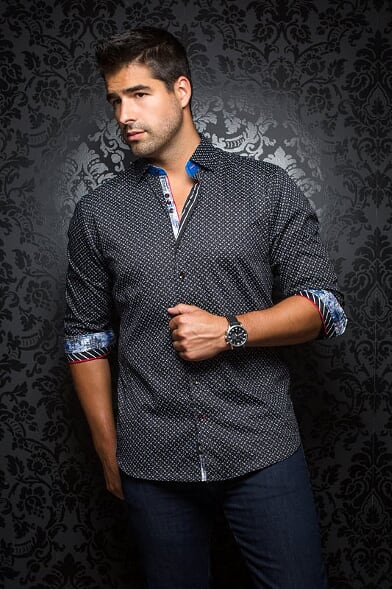 Au Noir Chemise Taille Plus Homme