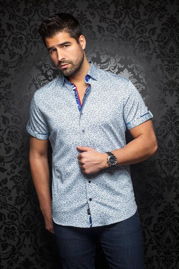 Au Noir Chemise Manche Courte Homme